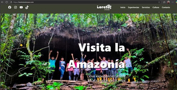 Sitio web de Loreto Turismo desarrollado como parte de la estrategia digital acompañada por Dynamis